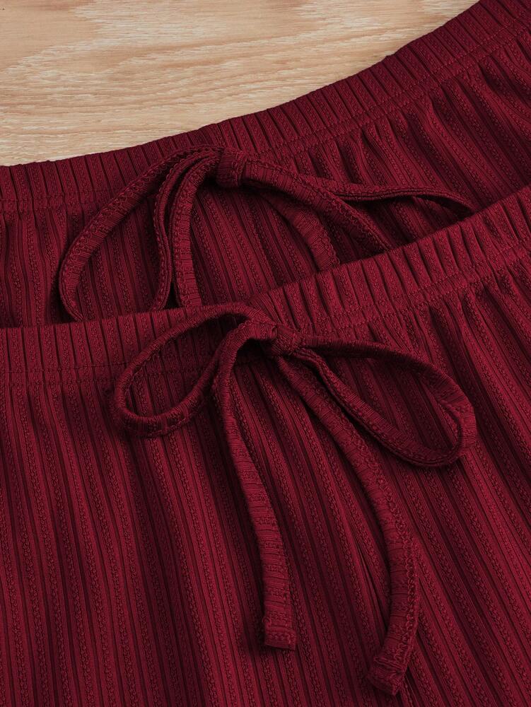 Women's Solid Color Pajama Set With Lace Patchwork Camisole And Pants Elegant Sleepwear Loungewear Comfortable Daily Wear For Women